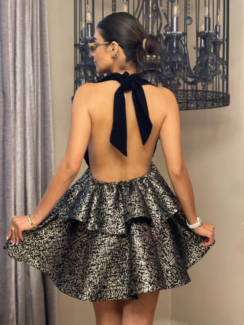 Luxe Dress — back view