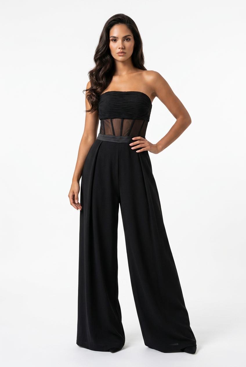 Noir Sculpt Jumpsuit