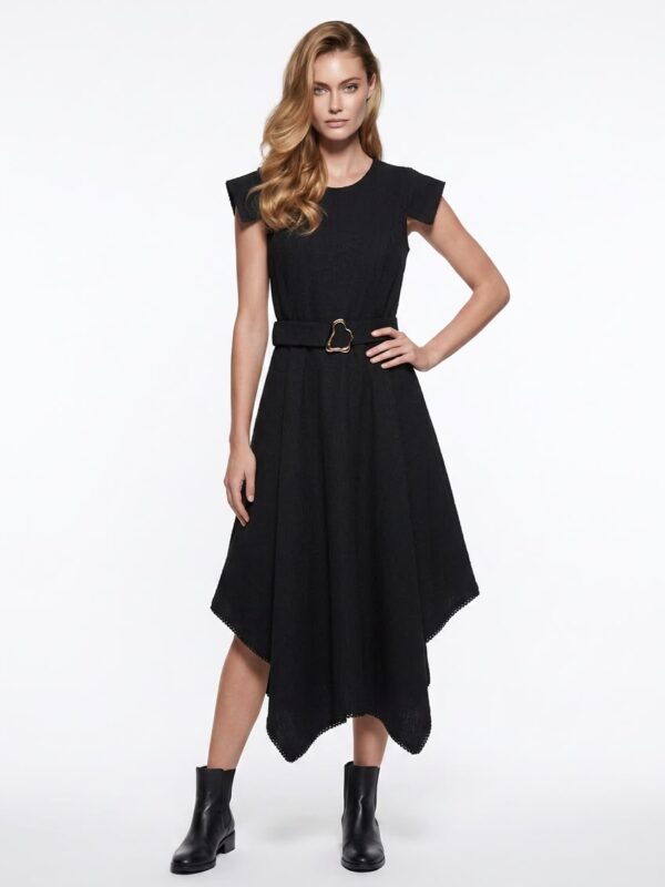 Aurora Asymmetric Midi Dress