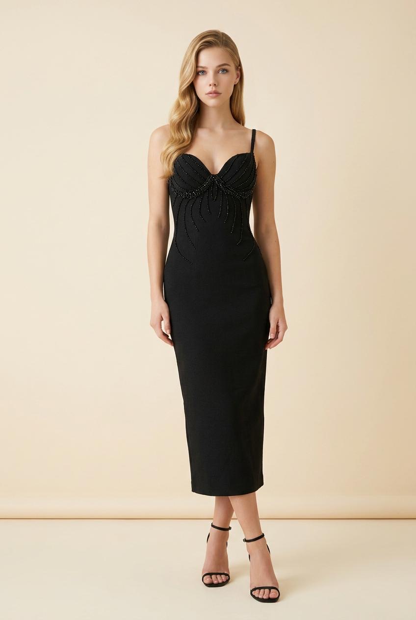 Noir Radiance Dress