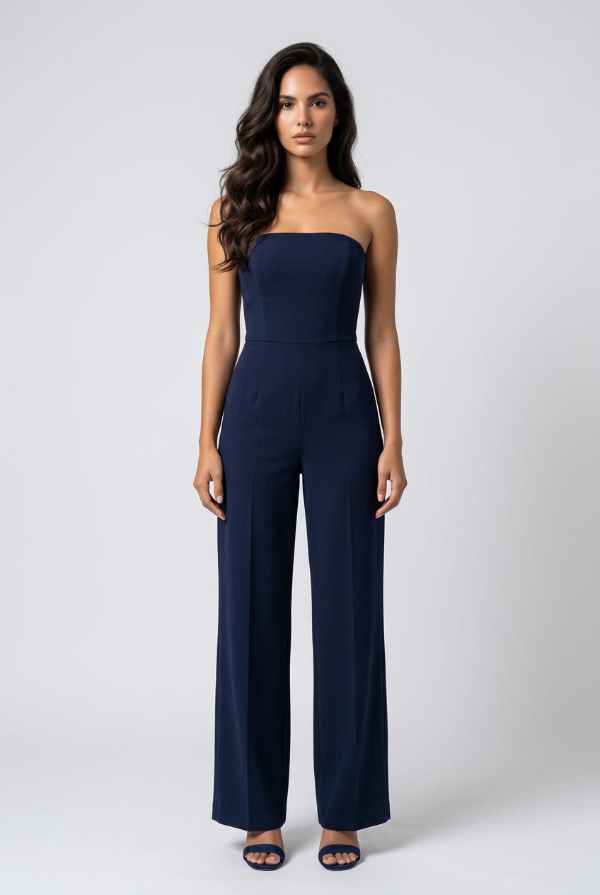 Celeste Embroidered Overlay Jumpsuit - Image 7