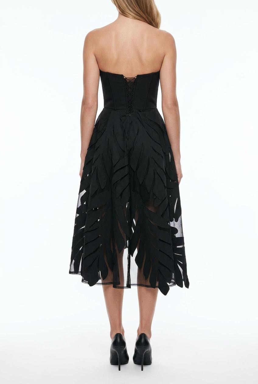 Midnight Monstera Dress - Image 2