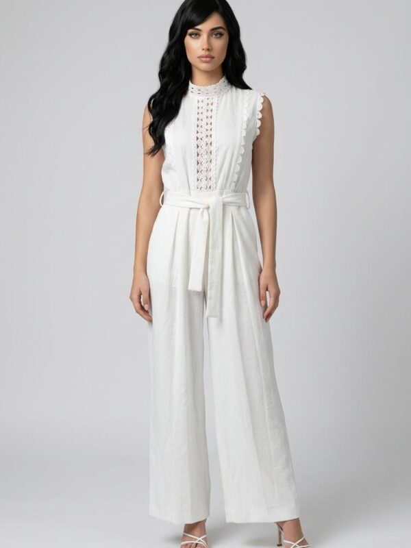 Ivory Lace Jumpsuit