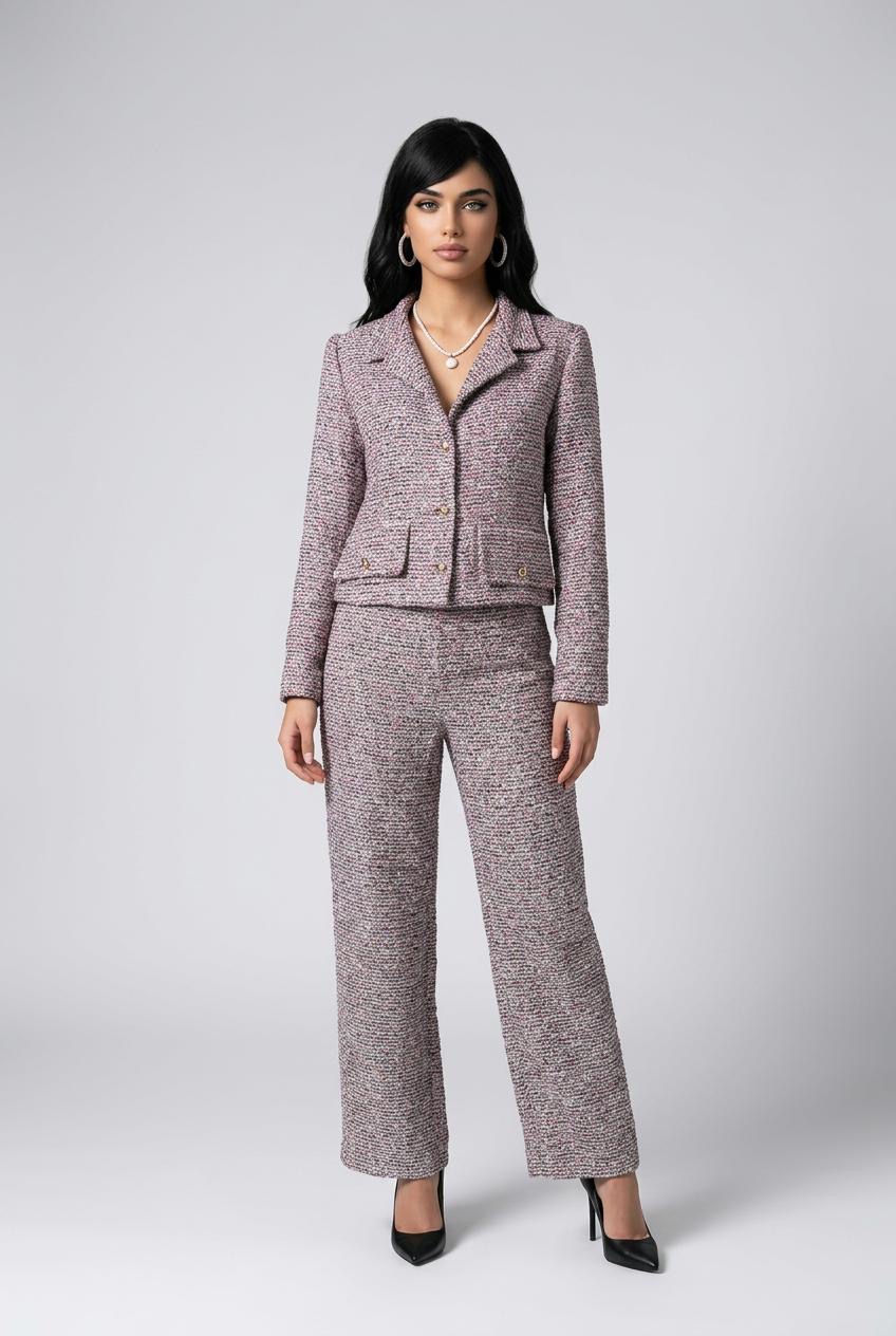 Luna Metallic Tweed Suit Set - Image 3