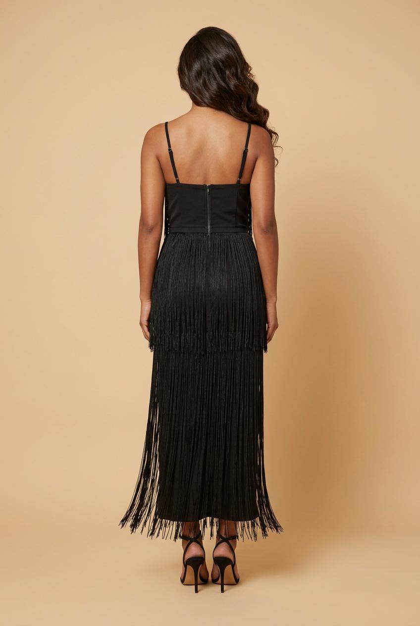 Midnight Fringe Dress - Image 2
