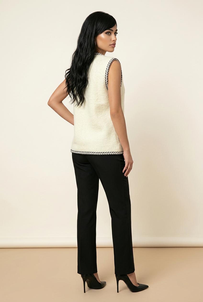 Luna Mohair-Style Winter Vest - Image 9