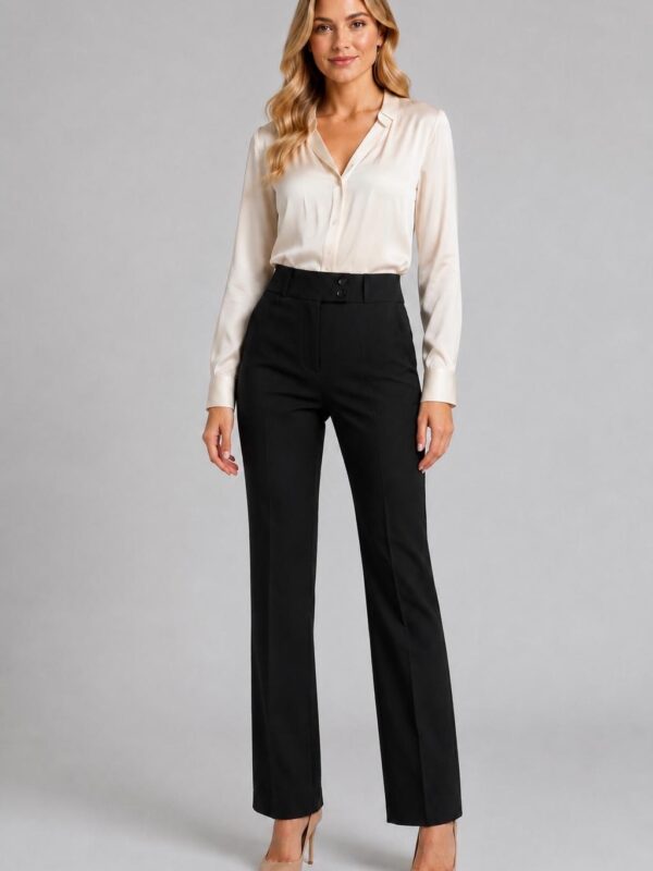 Classic Straight-Leg Dress Pants