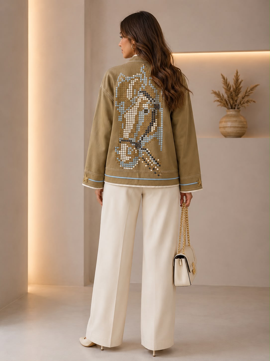Celeste Embroidered Statement Jacket - Image 2