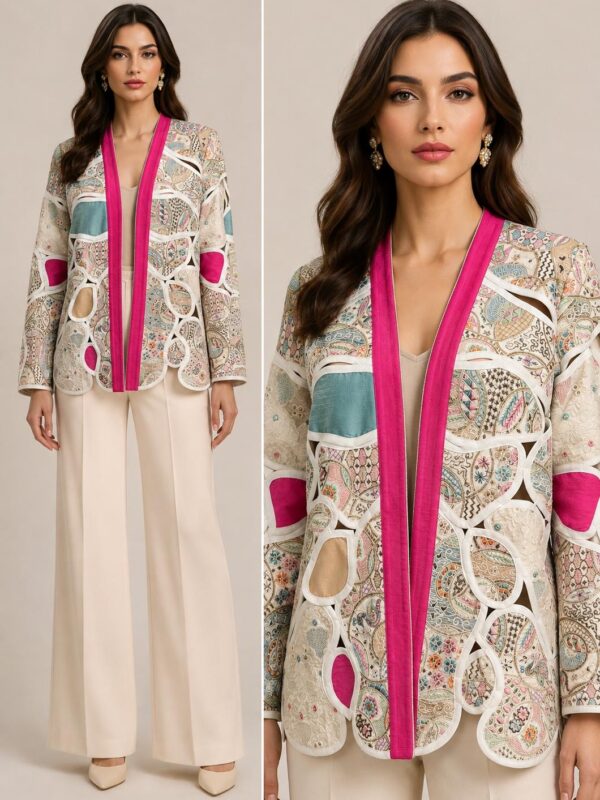 Artisan Patchwork Embroidered Jacket