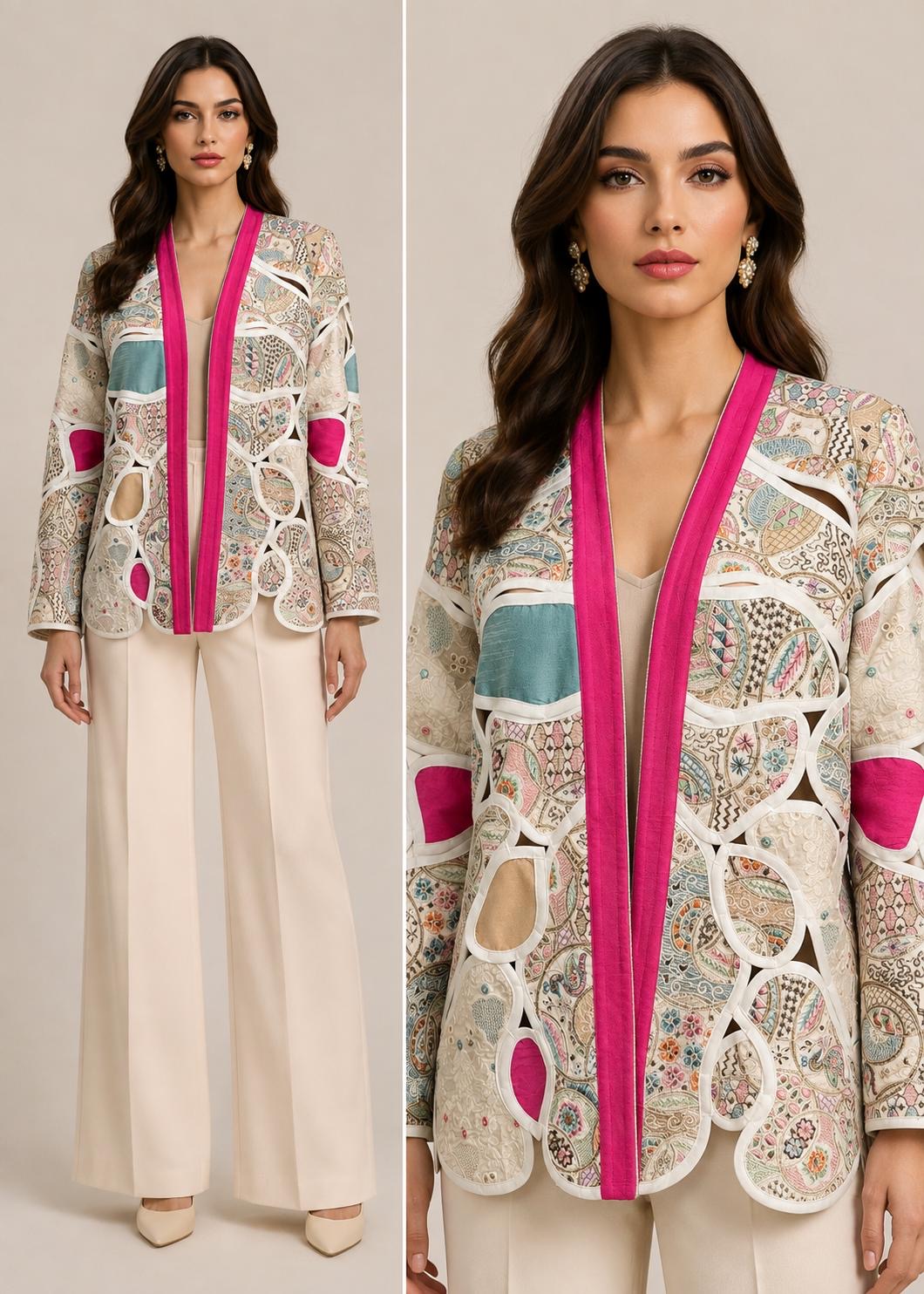 Artisan Patchwork Embroidered Jacket