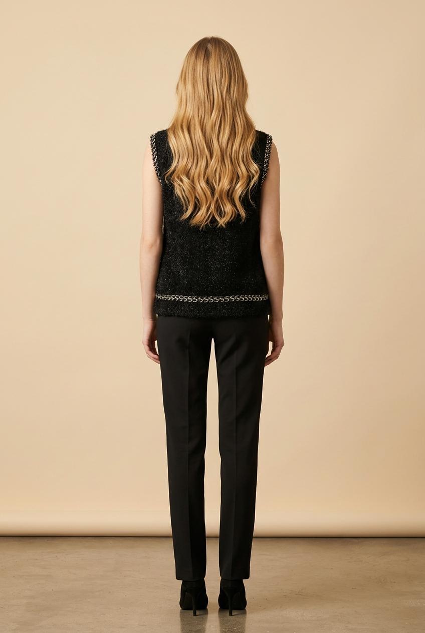 Luna Mohair-Style Winter Vest - Image 3