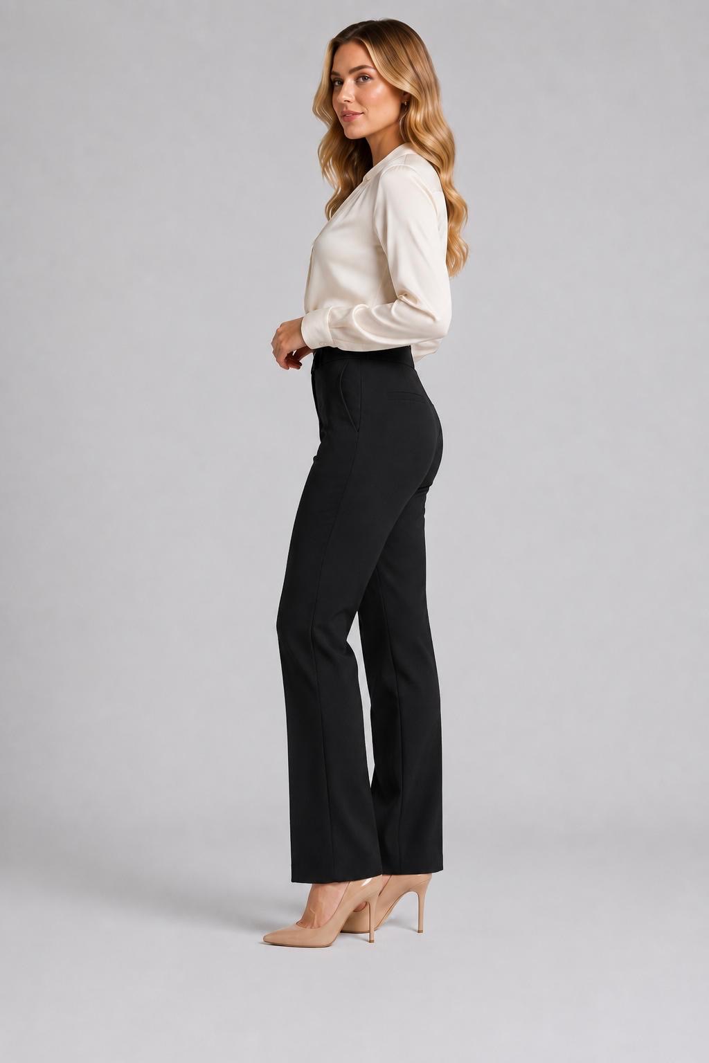 Classic Straight-Leg Dress Pants - Image 2