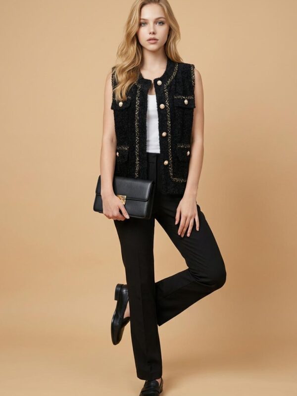 Luna Mohair-Style Winter Vest