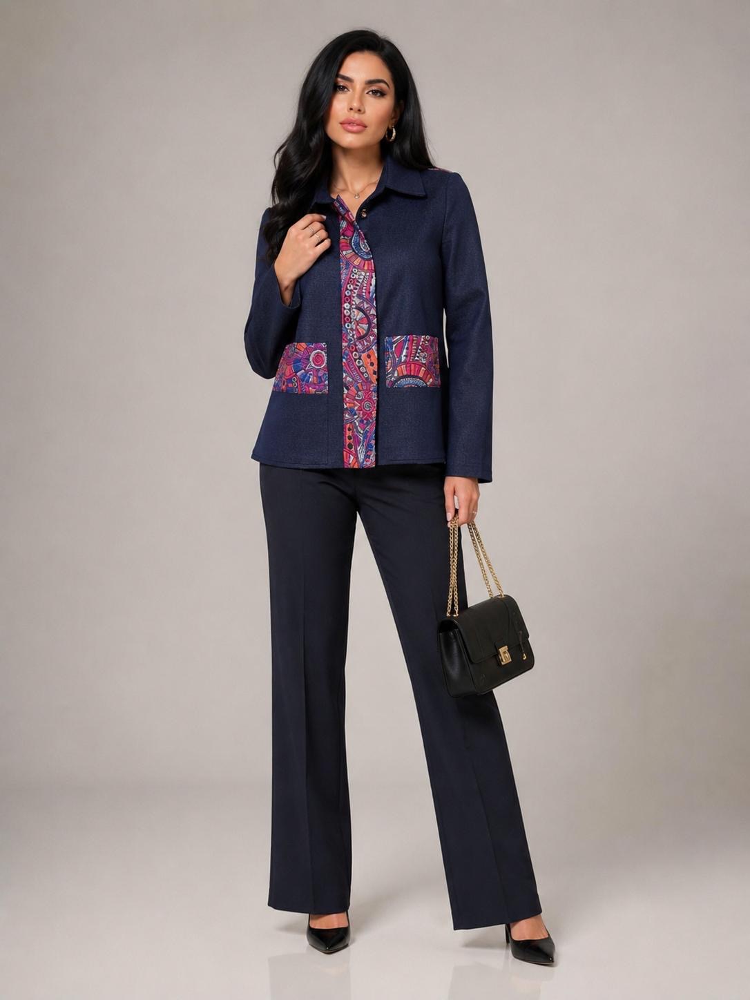 Midnight Mosaic Denim Jacket - Image 6